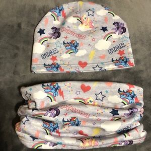 H&M My Little Pony Hat & Tube Scarf
